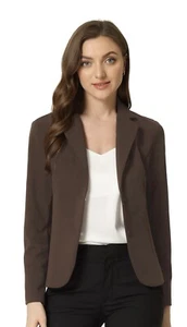 Allegra K Women's Work Office Lapel Collar Stretch Jacket Suit Blazer - Picture 1 of 1