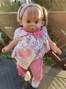 NINES D'ONIL BLONDHAARIGE PUPPE KIKA 45 CM NEU! AUS SPANIEN! TOLLES GESCHENK! - Bild 1 von 9