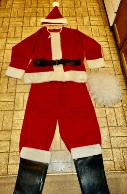 El mejor traje de Papá Noel de Navidad. Talla Hombre Lg. Foto 1 de 4