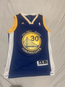 Steph Curry Golden State Warriors Adidas Stitched Jersey (Men’s S)(L+2) - Picture 1 of 8