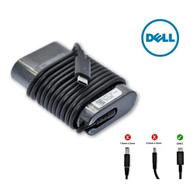 AC Adapter/Charger Dell 45W USB-C 0P13YF GENUINE - Image 1 of 4