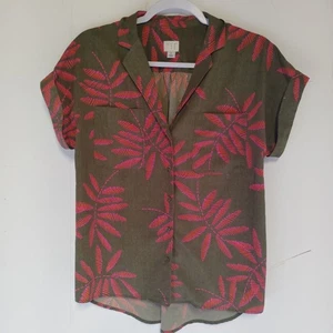 A New Day Tropical Button Down Kurzarm S - Bild 1 von 5