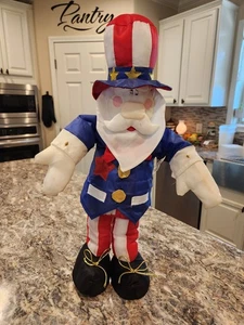 Vintage 25" stehend Uncle Sam Dekor - Bild 1 von 6