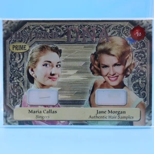 2024 Historic Autographs Prime MARIA CALLAS & JANE MORGAN Authentic Hair DNA /17 - Picture 1 of 2