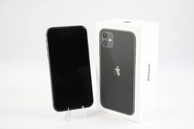 Apple iPhone 11 (Unlocked) A2221 64GB Black Grade C Original Box  - Image 1 of 4