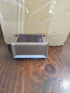 Solar LED Terrassen Leuchten Weg Außen Terrasse Weg Treppe Stufe Zaun Lampe 4er Set - Bild 1 von 4