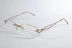 Stepper Eyeglasses SI-90141 Womens Gold F010 Rimless Titanium Glasses Frames - Picture 1 of 4