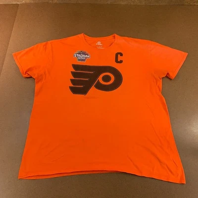 Philadelphia Flyers Claude Giroux Fanatics Hombres Talla 2XL Camiseta Manga Corta *Defecto Foto 1 de 4