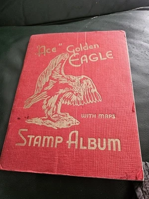 Vintage - Der Steinadler Briefmarkenalbum - leer ohne Briefmarken - mit Karten - Bild 1 von 4