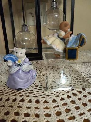 Kitty Cucumber Figurines**Miss Fish and Ginger**Schmid/B. Shackman - Image 1 of 4