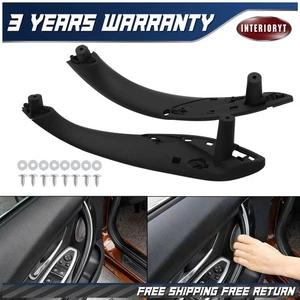 Front Left & Right Inner Trim Door Pull Handle For 13-15 BMW 320i 328i 335i New - Picture 1 of 10
