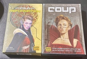 Indie Boards and Cards Coup + Coup Reformation The Dystopian Universe Card Game - Picture 1 of 4