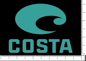 Costa Del Mar Large Die Cut Sticker 7.5" Pick your color - Picture 1 of 14