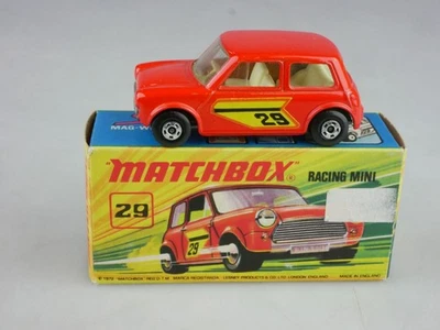 29-B Racing Mini arancione - 52207 Matchbox Superfast Lesney - Immagine 1 di 4