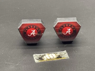 Clips para visera de casco de tamaño completo personalizados Alabama Crimson Tide Foto 1 de 2