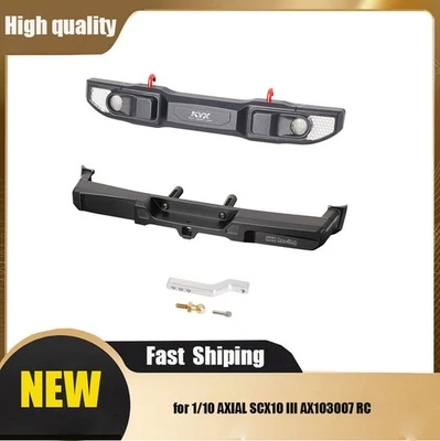 Aluminum Alloy Front/Rear Bumper for 1/10 AXIAL SCX10 III AX103007 RC Crawler - Image 1 of 4