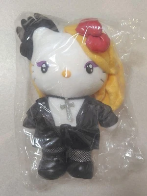 Sanrio Hello Kitty x X Japan Yoshiki Yoshikitty Plush Dolls Sanrio 2009 Rare NWT - Image 1 of 4