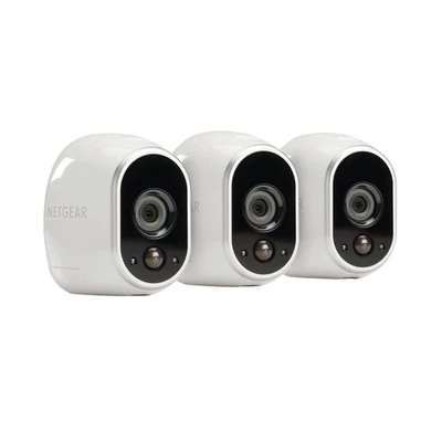 NetGear Arlo Smart Home Wireless Security System With 3 HD Cameras, VMS3330 - Image 1 of 4