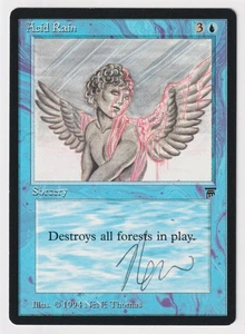Signed Acid Rain NM Legends English Artist NeNe Thomas MTG Magic Reserved List! - Picture 1 of 2