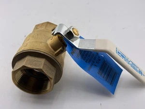 Nibco Threaded Brass Ball Valve 1/4" 600CWP TFP600ALF - Picture 1 of 9