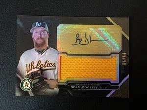 2016 Topps Triple Threads Auto Sean Doolittle #UAJR-SD /99 (AU, MEM) - Picture 1 of 2