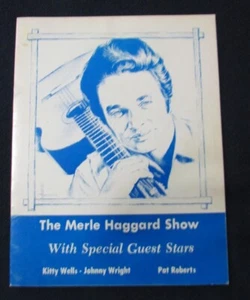 Programa de conciertos vintage ""The Merle Haggard Show"" con invitados especiales Kitty Wells - Imagen 1 de 2