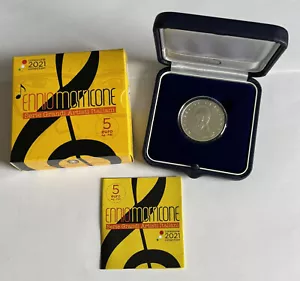 5 Euro Italien 2021, Italienische Künstler - Ennio Morricone - Bild 1 von 3