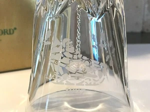 Waterford Crystal 1997 BELL Songs of Christmas JINGLE BELLS SANTA ON HIS SLEIGH - Picture 1 of 5