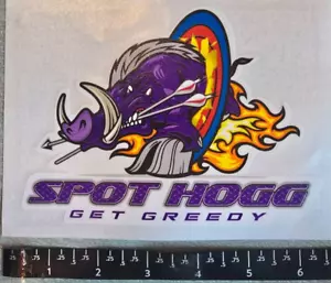 6" - Calcomanía de vinilo Spot Hogg Get Greedy Archery Arrow Boar Hog calcomanía Shot Show - Imagen 1 de 1