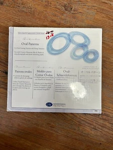 Creative Memories - 4 Oval Cutting Patterns and Sizing Template - NIP - Picture 1 of 2