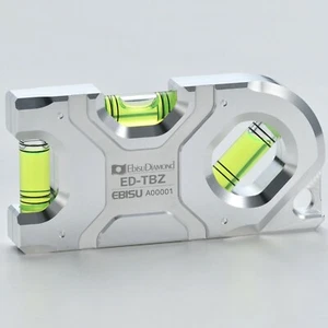 EBISU ALUMINUM LEVEL "TOBI LEVEL ZERO" (15x50x100mm) GREEN ED-TBZ - Picture 1 of 5