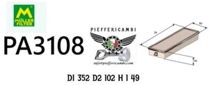 Filtro aria  PEUGEOT 206+ 1.1i 1.4i TU1A TU3A 60-75CV - Imagen 1 de 7