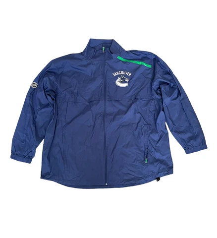 VANCOUVER CANUCKS FANATICS AUTHENTIC PRO NHL FULL ZIP JACKET BLUE MENS SIZE 2XL Cover