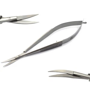 Dental Micro Surgical  Noyes Scissor Curved Spring Action Ophthalmic Dentist CE - Picture 1 of 3