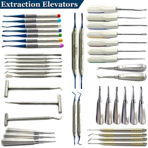 MEDSPO Dental Elevators Tooth Extraction Luxating Root Tip Implant Surgical CE - Picture 1 of 16