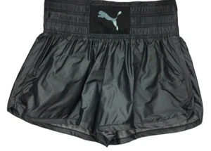 NWOT Womens Sz M Puma Dry Cell Technical Shorts Black Training Athletic Running  - Picture 1 of 7
