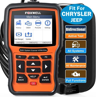 Escáner bidireccional de coche OBD2 apto para Chrysler Jeep Dodge todo sistema de diagnóstico Foto 1 de 4