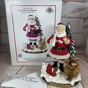 Memory Company Babbo Natale - "Buon Cheer" - Università dell'Arkansas con scatola - Foto 1 di 14