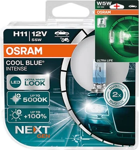 Osram H11 12V 55W Cool Blue INTENSE NextGen. 5000K +100% 2Stk.+W5W LL - Bild 1 von 4
