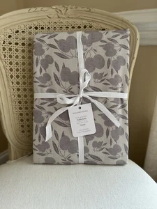 Williams Sonoma Oliv Jacquard Tischdecke Grau 70”x108” Neu mit Etikett OVP - Bild 1 von 4