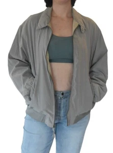 Weatherproof Tanker Golf Windbreaker Jacket Men's XL Gray Casual Athleisure - Picture 1 of 14