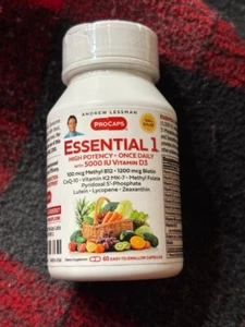 Andrew Lessman Essential 1 5000 IU D3 60 Capsules With Best Buy Date 03/30/2027 - Picture 1 of 5