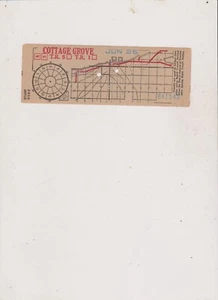 VINTAGE CHICAGO TRANSIT TRANSFER-COTTAGE GROVE - Picture 1 of 1
