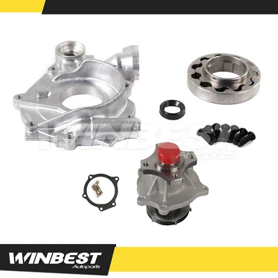 Oil Water Pump fit 2002-2012 Chevrolet Colorado Trailblazer GMC Canyon Hummer H3 - Image 1 of 4