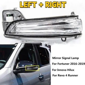 2x Clear Side Wing Mirror Blinker Turn Signal Lights For Toyota Hilux 2016-2024 - Bild 1 von 16