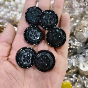 5Pcs 25/30mm DIY Round Buttons Resin DIY Sewing for  Coat Jacket Sweater Buttons - Picture 1 of 6