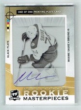 12-13 UD Upper Deck The Cup  Maxime Sauve  1/1  Printing Plate  Rookie  Auto