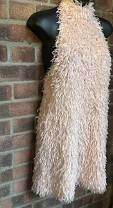 ZARA Baby Pink Halter Neck Fluffy Short Party Dress Size Small Backless - Picture 1 of 6