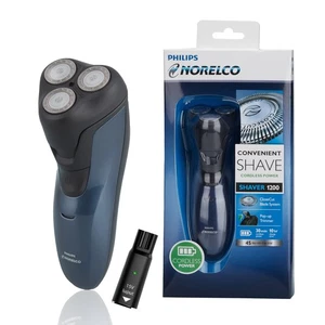 Philips Shaver 1200 Kompakter Herrenrasierer mit Smartlight,Klappklinge&Reiseset - Bild 1 von 9