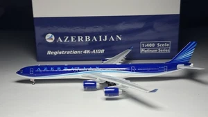 Phoenix Models 1:400 Azerbaijan Airlines a340-600 4K-AI08 2010’s Colors - Picture 1 of 5